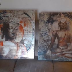 Set of Buddha art paintings 