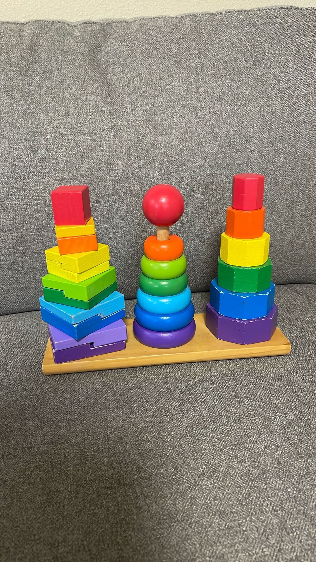Kid Wooden Educational Toy Stacker