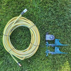 Lawn sprinkler set