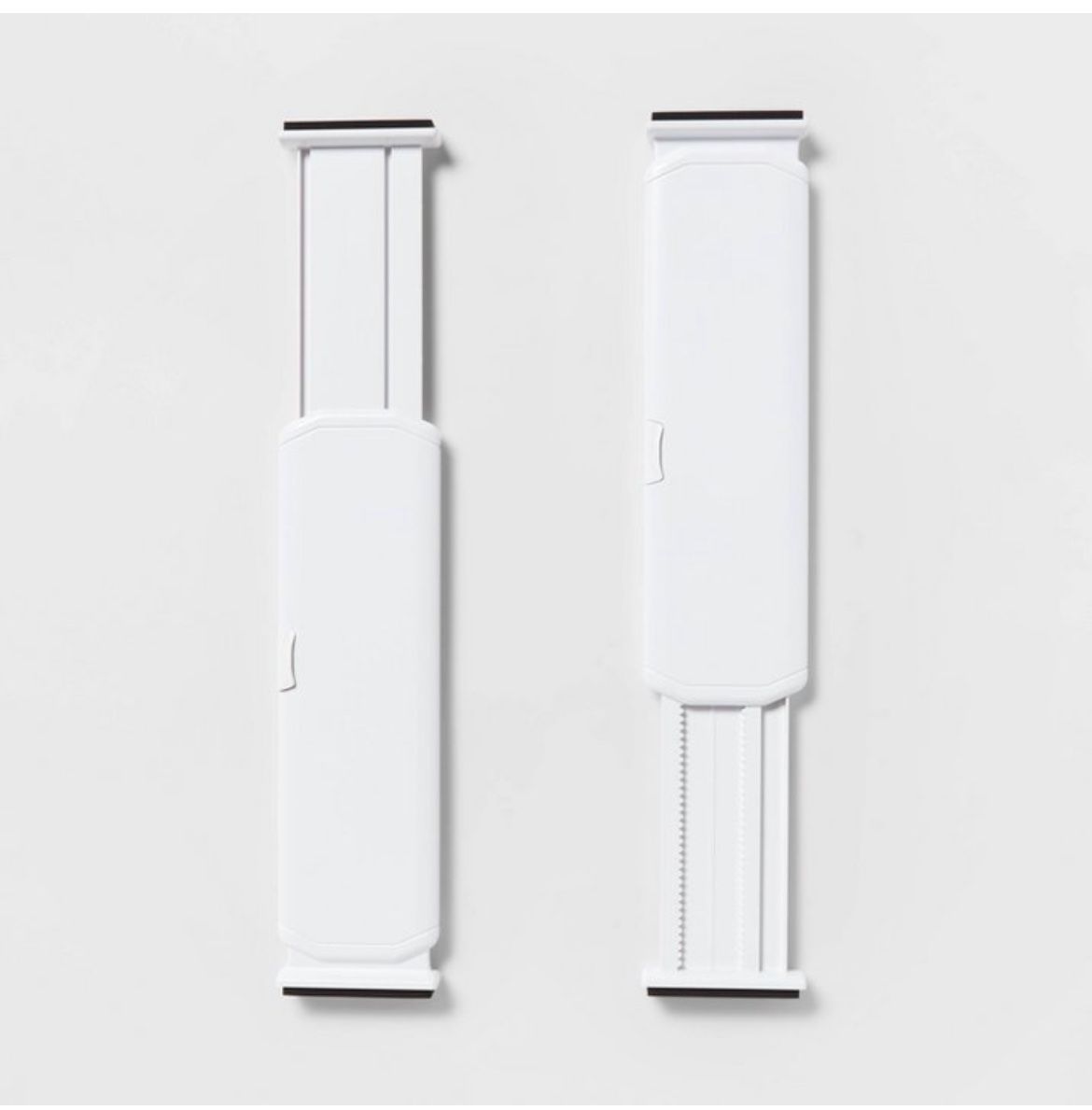 Set of 2 Plastic Drawer Dividers White - Brightroom™@Y3-50