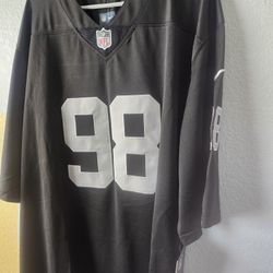 Maxx Crosby Raiders Football Jerseys/XXXL 