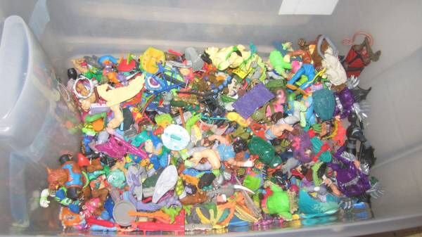 HUGE LOT OF ACTION FIGURES TOYS MARVEL VINTAGE RETRO NINJA TURTLES Power Rangers WWE WWF