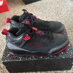 NIKE JORDAN SPIZIKE LOW “BRED” SIZE 10 IN MEN’S 