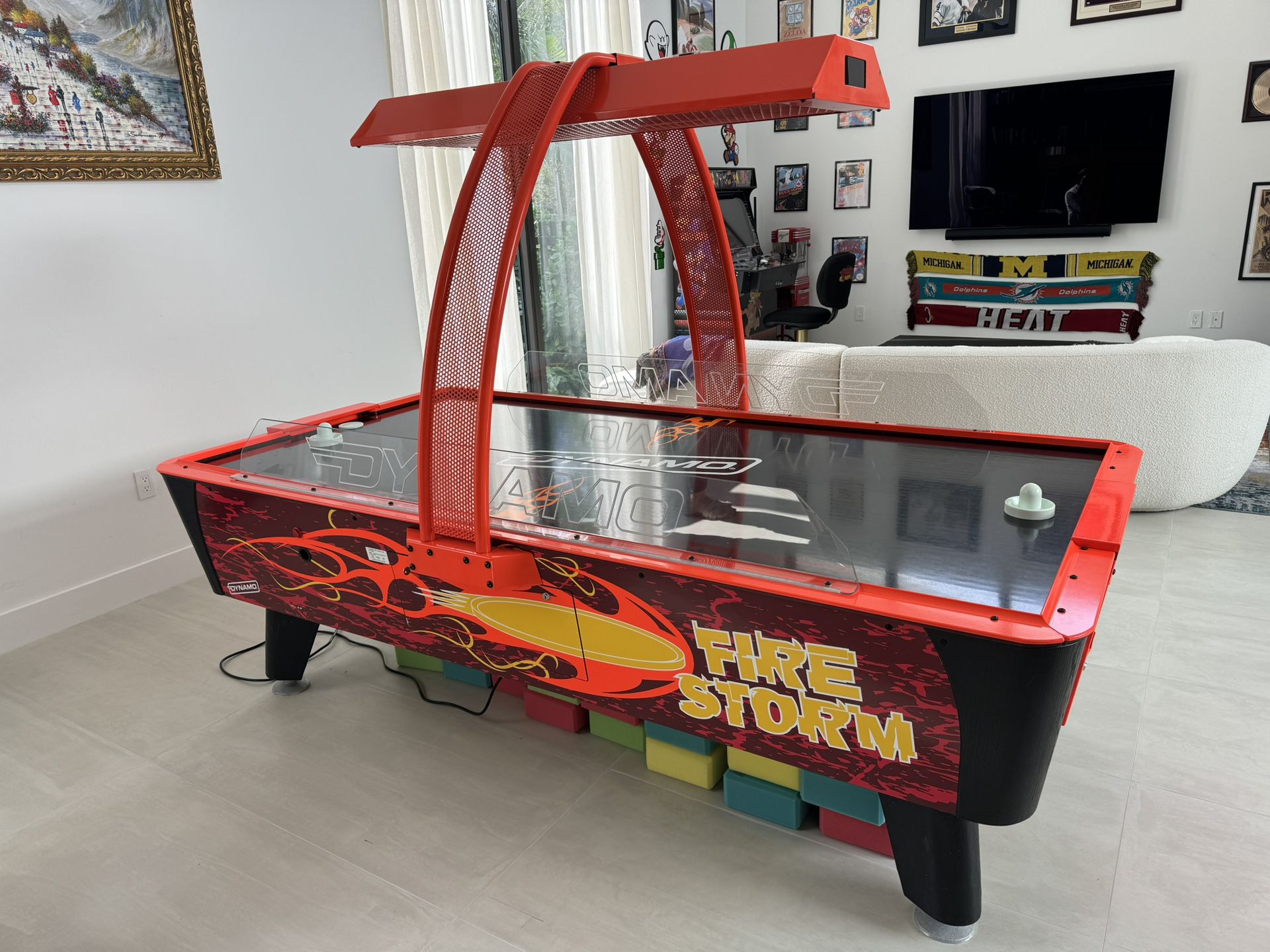 Dynamo Fire Storm Air Hockey Table