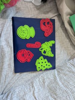 Holiday Plastic Bookmarks/ Stencil