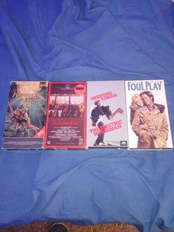 4 vcr tapes