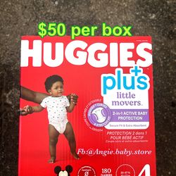 Huggies little movers size 4 plus