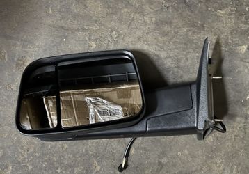 LA Zona Auto parts 2009 to 2017 Dodge Ram Towing left Mirror Espejo izquierdo Retrovisores electric Electrico driver  