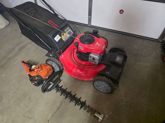 Lawn Care Bundle - Craftsman Mower + ECHO Hedge Trimmer