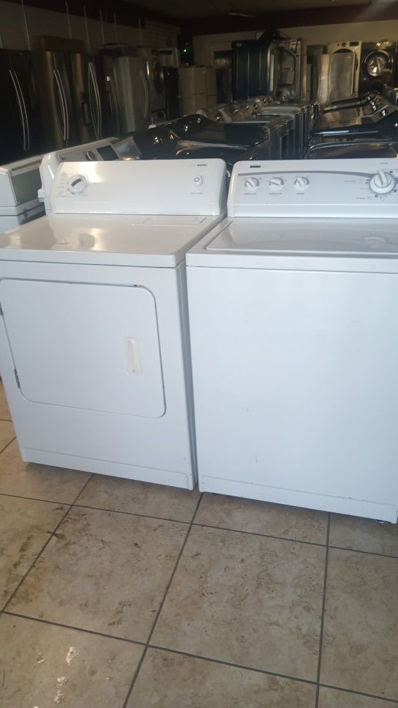 KENMORE WASHER AND GAS DRYER EVERYTHING GOOD.