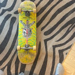 Used skateboard