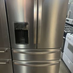 Whirlpool 4 Door Refrigerator Stainless Steel 