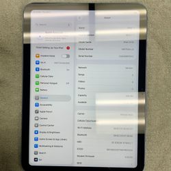 Apple iPad A16 MD7G4LL/A Tablet E Reader Tab 128 GB Memory Storage Cellular Network LTE UNLOCKED Wifi Bluetooth Touchscreen Keyboard Apps iOS