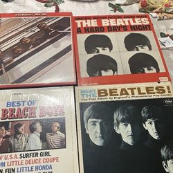 Lote de 5 discos de vinil de the Beatles