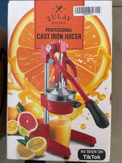 Zulay Kitchen Cast Iron Citrus Juicer