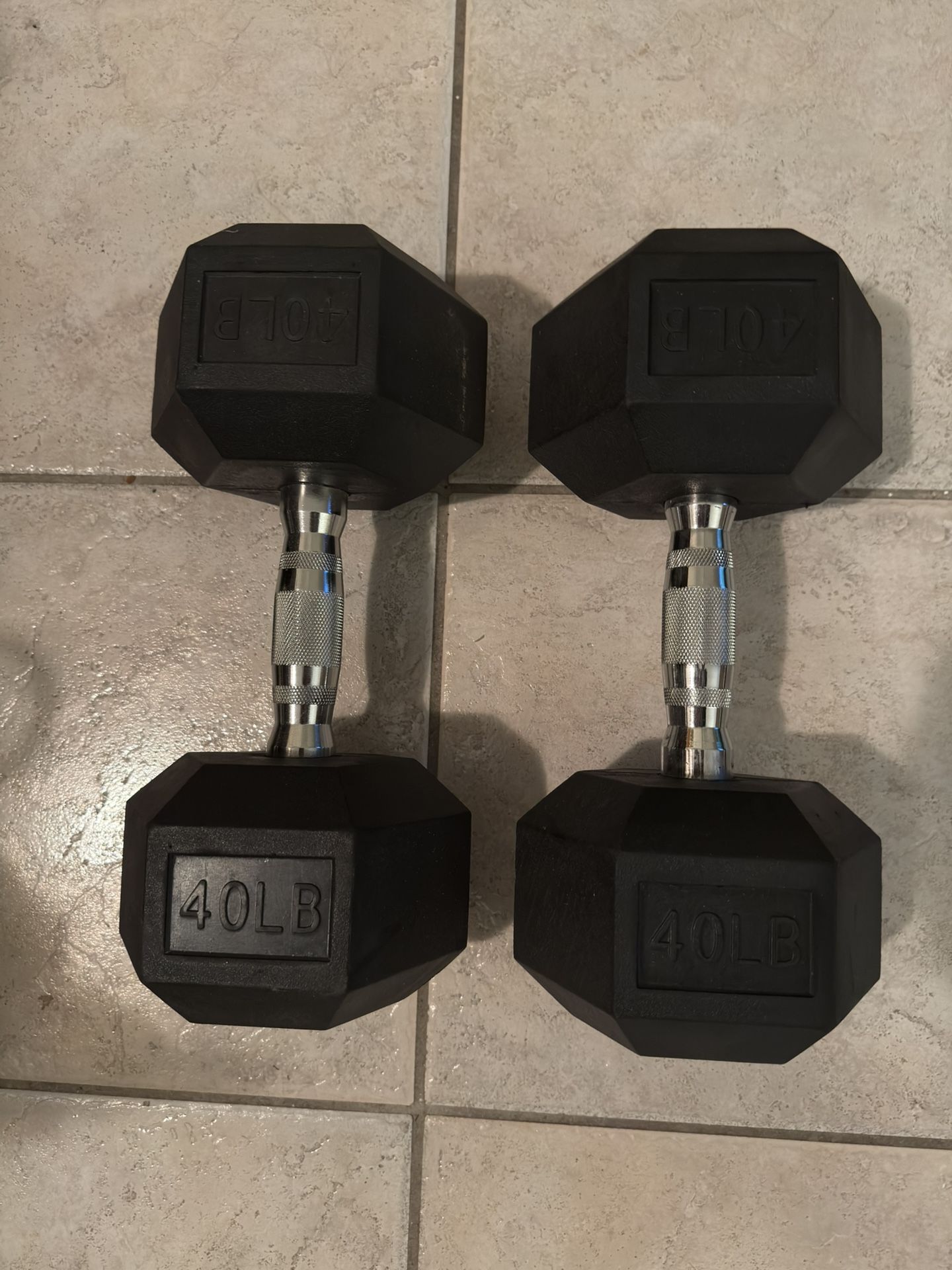 40lb Dumbbells Pair