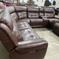 Electric Sectional Recliner 