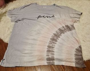 Victoria Secret PINK XL Tie - Dye Campus Tee shirt