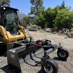 Skid Steer Grading Lane Leveler Dozer Blade 