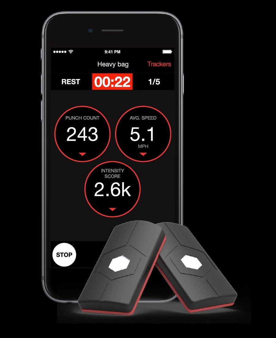 Hykso Punch Trackers For MMA/Boxing + Hand Wraps