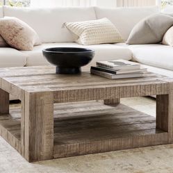Pottery barn 44in Coffee Table
