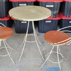Mid Century Modern Patio Set Vintage