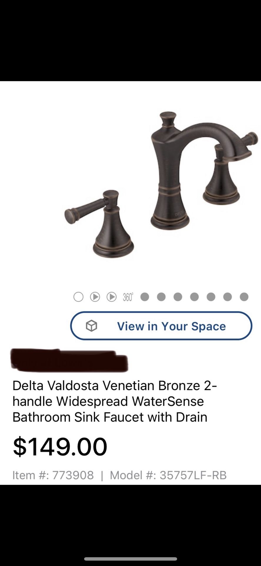 Delta Valdosta Venetian Bronze 2-Handle Widespread WaterSense Bathroom Sink Faucet with Drain Delta Valdosta Venetian Bronze 2-Handle Widespread WaterSense Bathroom Sink Faucet with Drain
