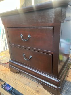 Basset night stand refinished