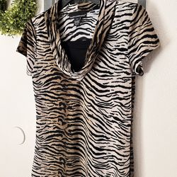 Isabella Rodriguez Boouse Zebra Print