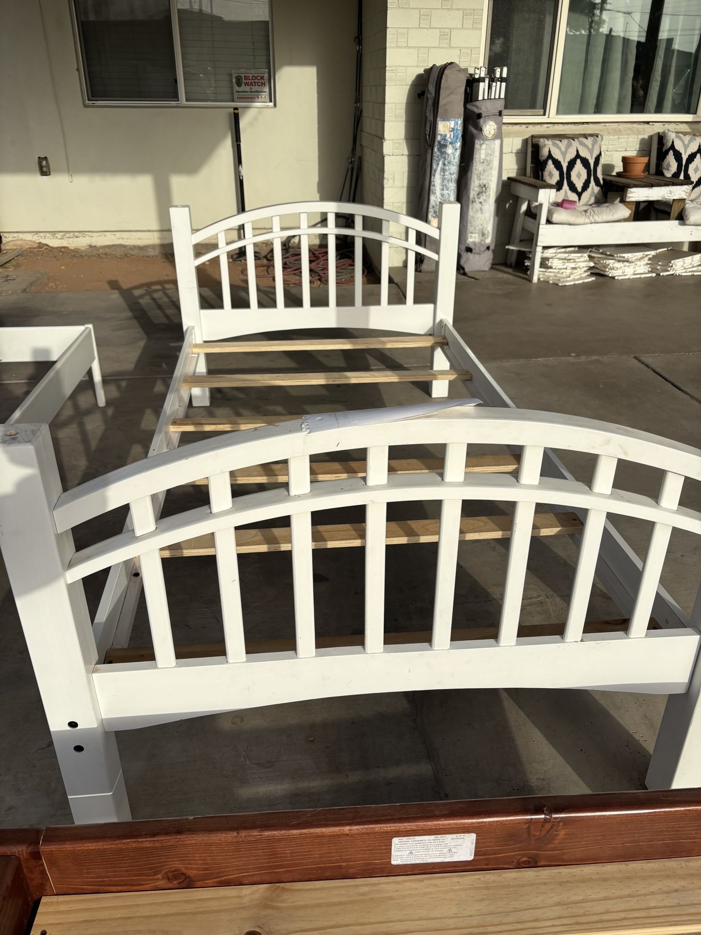 Twin Bed Frame - Wood