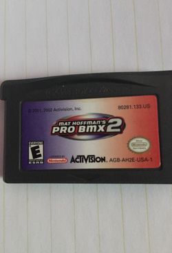 Game boy Advance Mat Hoffman’s pro BMX 2 game