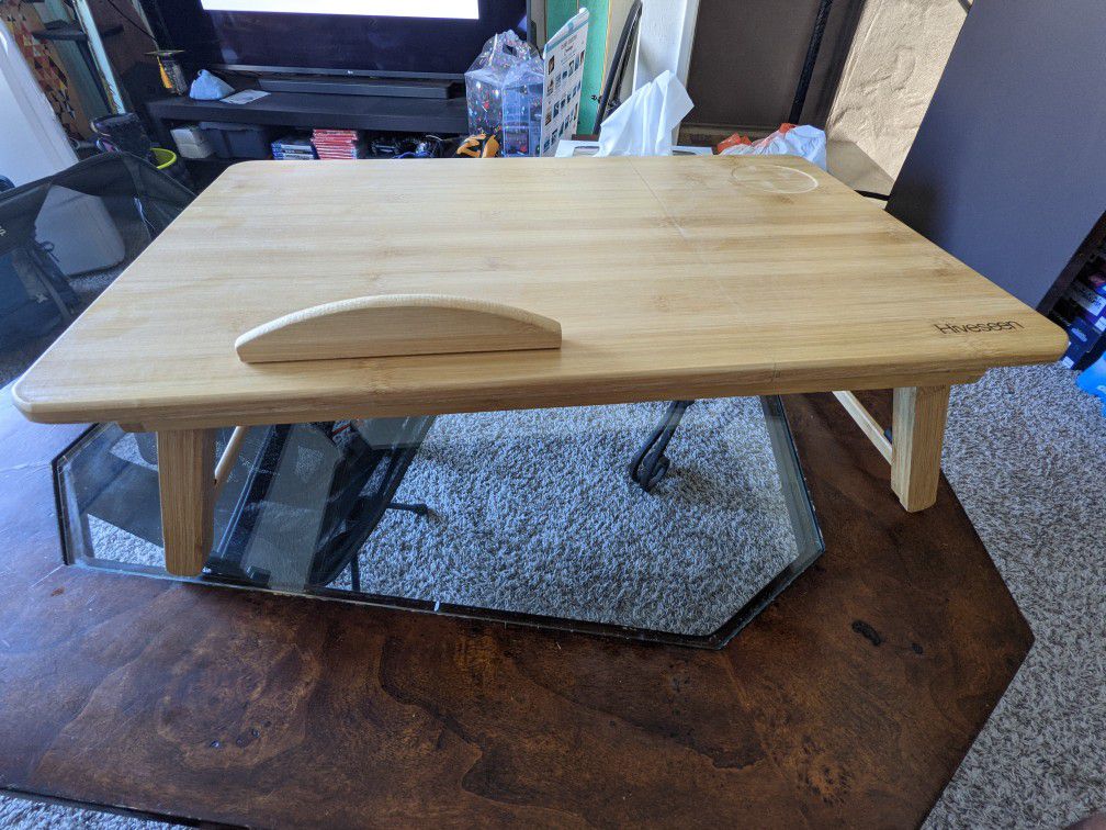 Adjustable Wooden Laptop Stand
