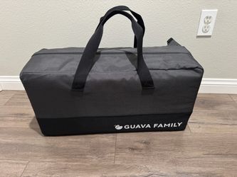 Guava Family Guava Portable Foldable Play Yard Travel Crib w/ Carry Bag Gray
