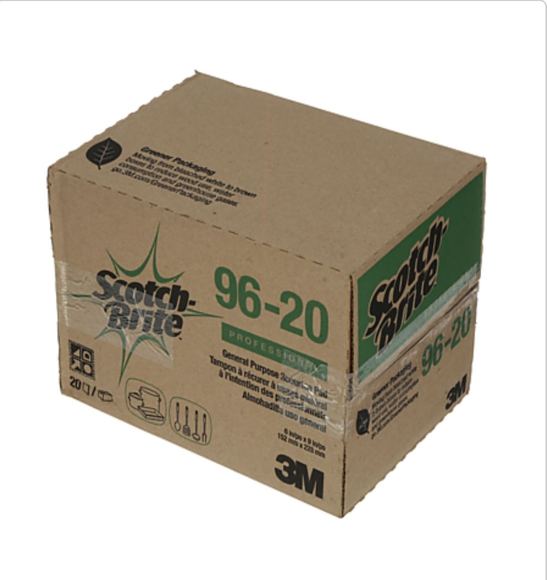 3M (contact info removed)715 Scotch-Brite 9x6 in. Synthetic Scouring Pad in Green
