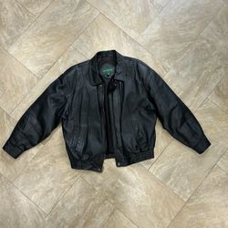 Vintage Hill&Archer Leather Jacket 