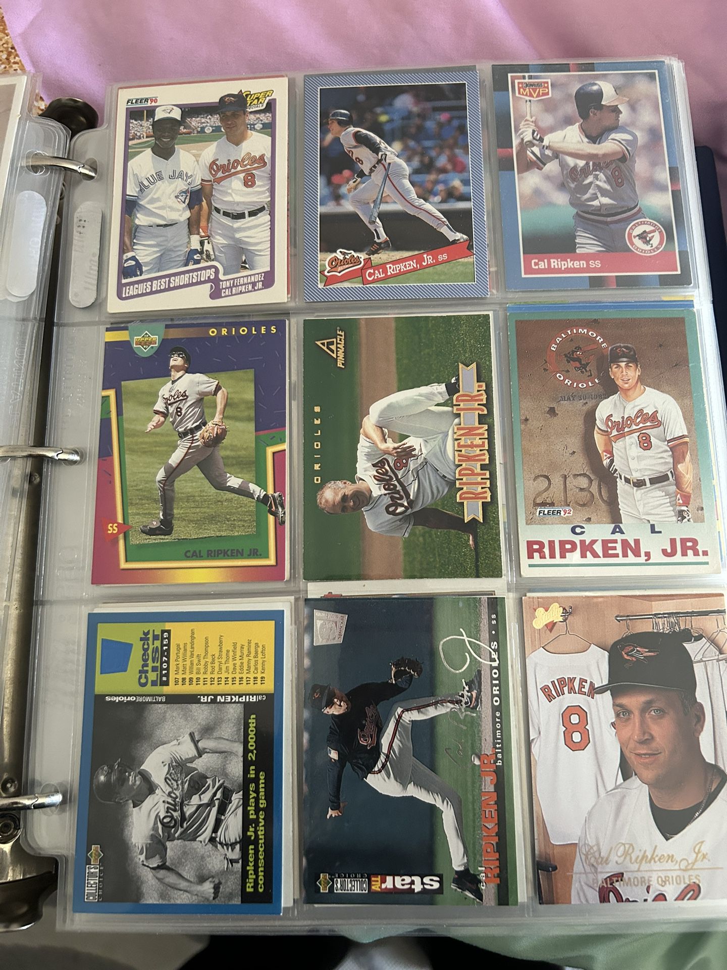 Cal Ripken Jr. And Sr. Baseball Cards 