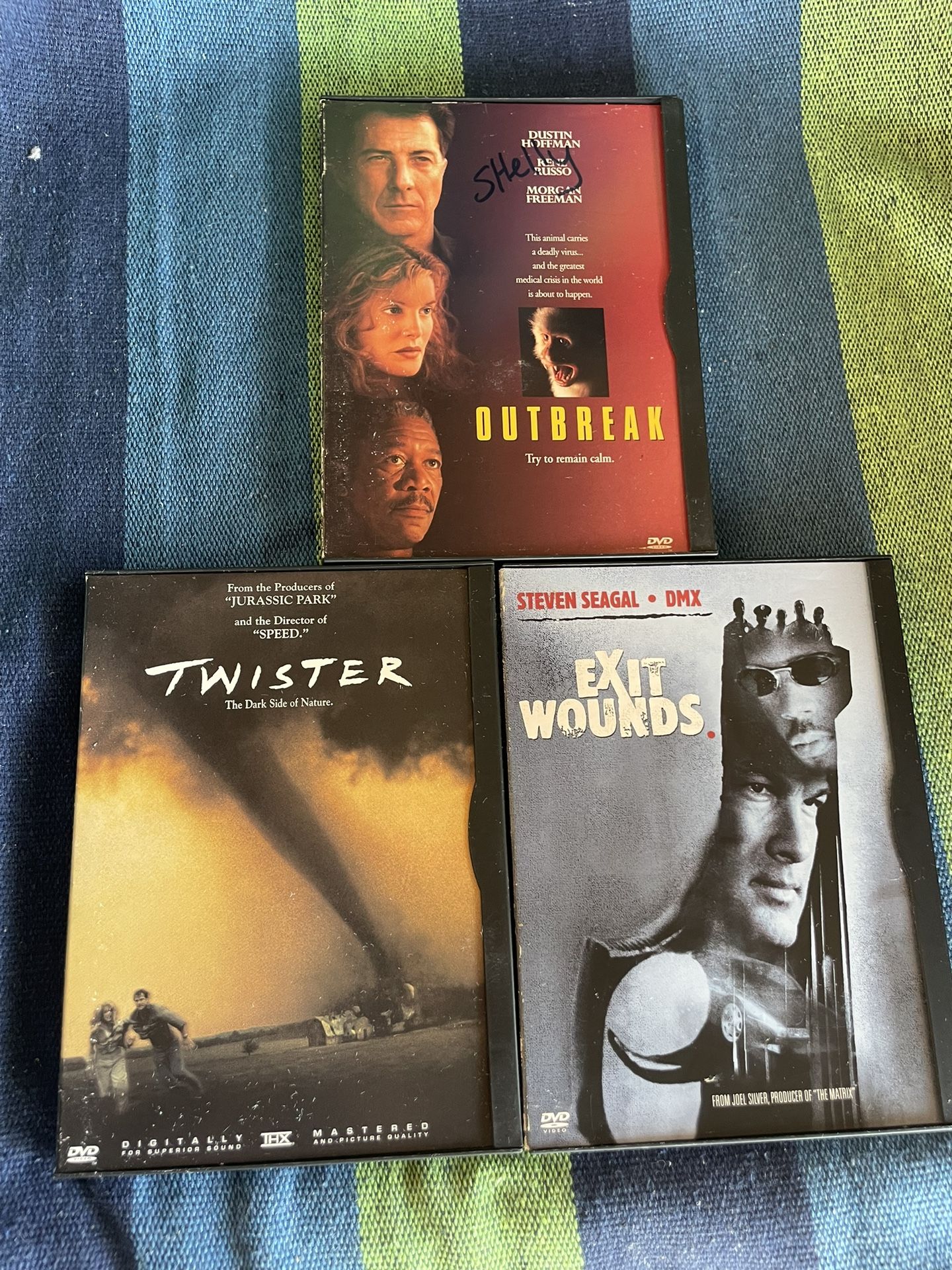 🎬 3 Classic Action/Thriller DVDs – Snapcase Editions - $5