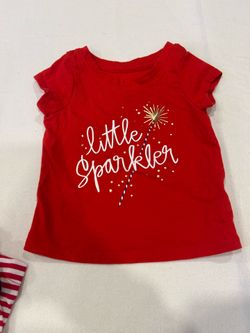 Baby girl holiday shirt 12 months