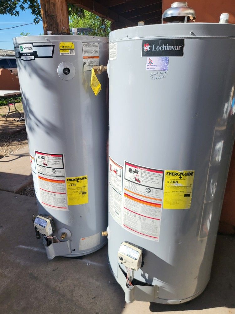 70 Gal Gas Water Heater In Good Condition And Warranty Works Great 19th Ave And Baseline Measurements In Pictures