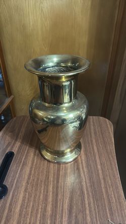 Polished Brass Vase