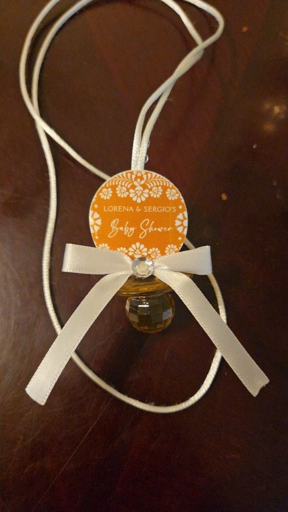 Cielito Lindo Baby Shower Pacifiers Guest Favor Necklace
