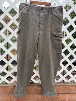 Wool pants