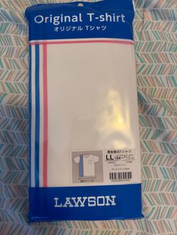 Rare Official Lawson Stripe T-Shirt (Unopened, Size LL)