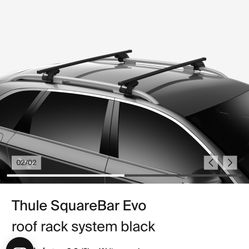 Thule Square Bar Evo Roof Rack System w/ Evo Clamps