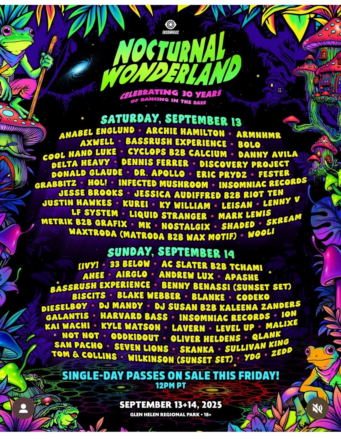 Nocturnal Wonderland Camping Pass