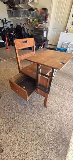 Antique School Desk