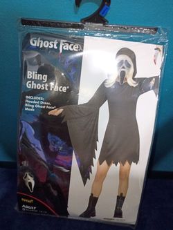 Bling ghost face