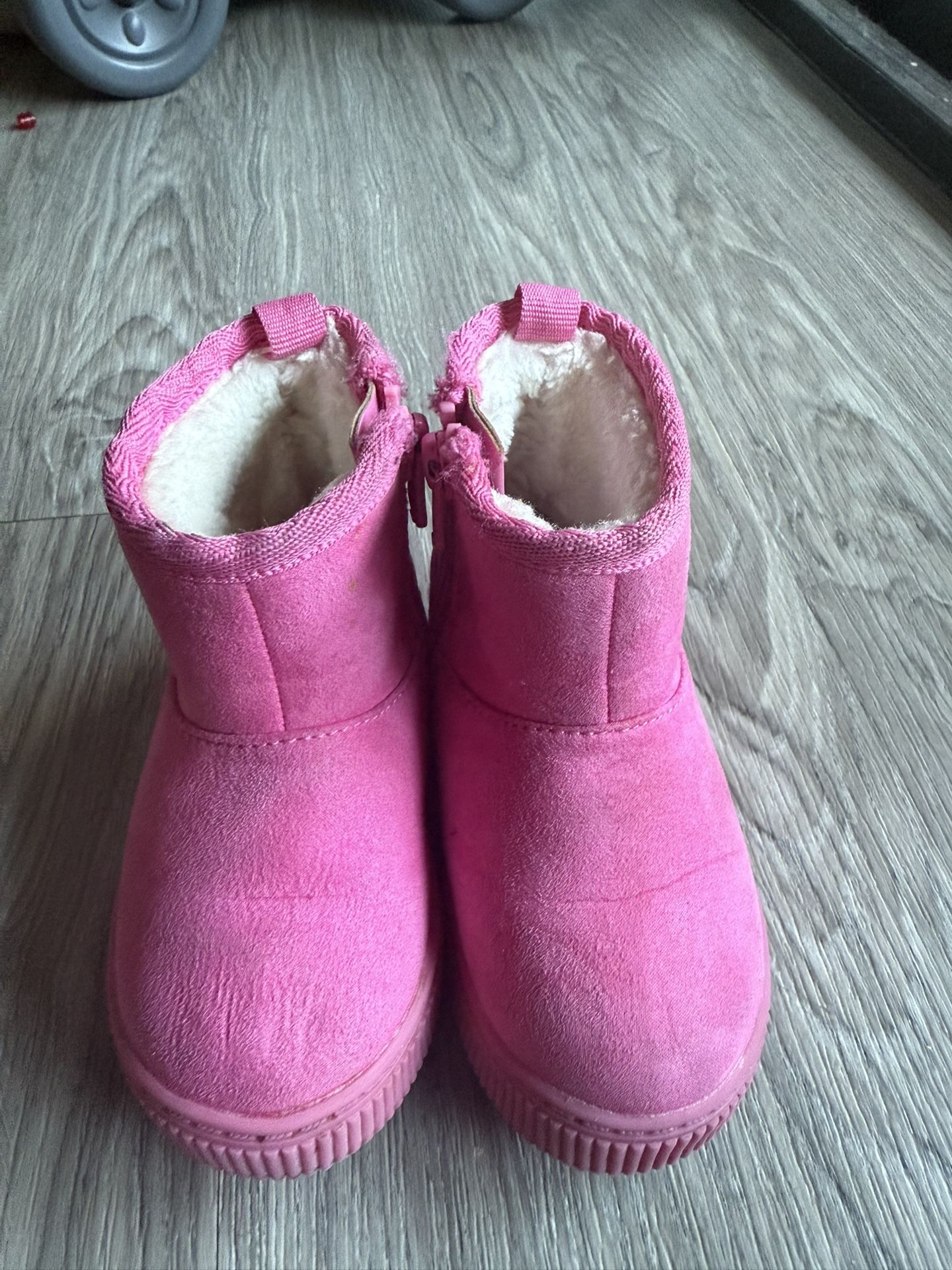 Pink Boots Girl Toddler Shoes 5C