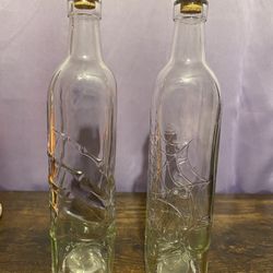 Halloween Glass Bottles