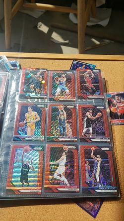 2018-19 basketball prizm card lot